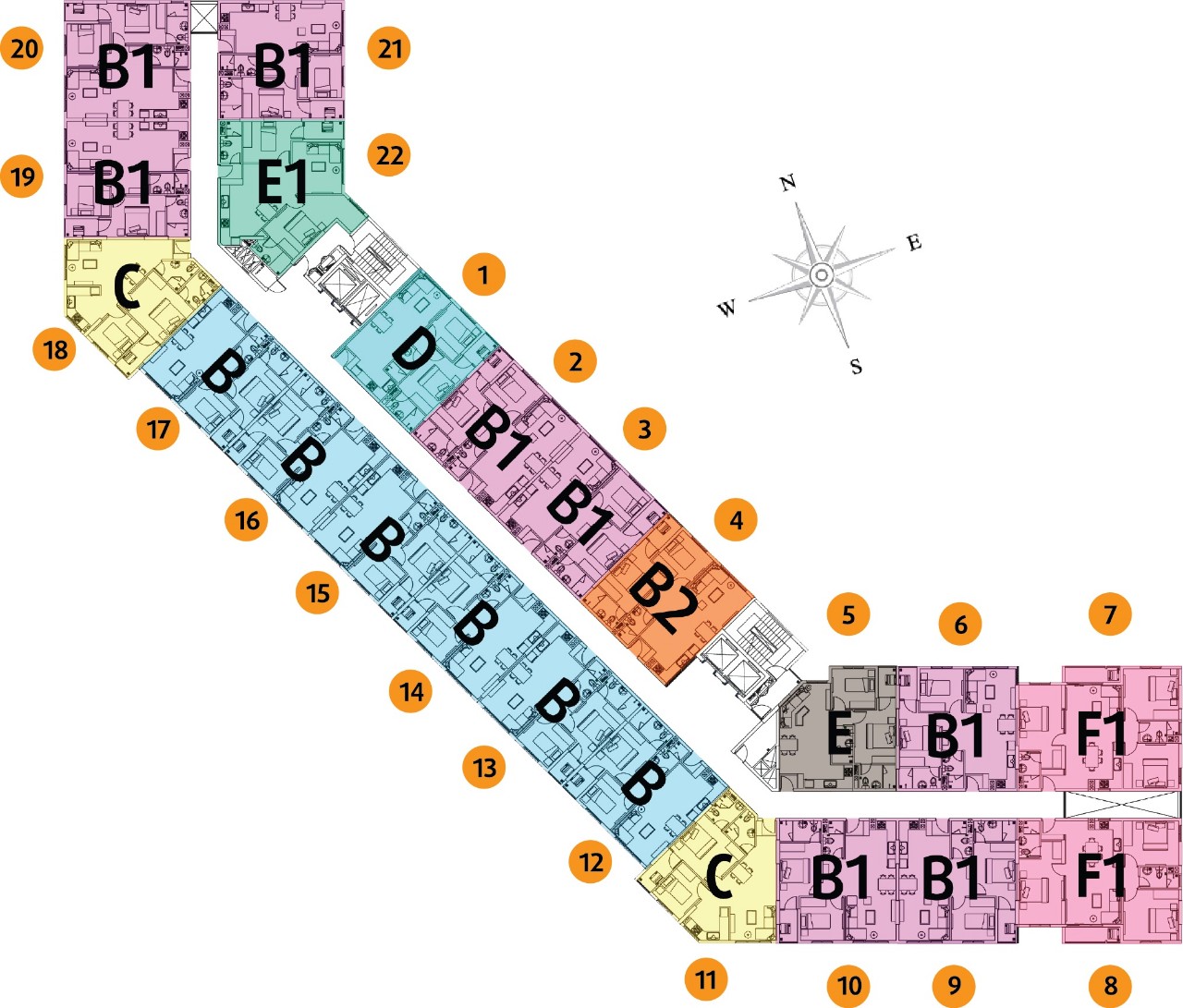 mat bang block1 green town binh tan - DỰ ÁN CĂN HỘ GREEN TOWN BÌNH TÂN