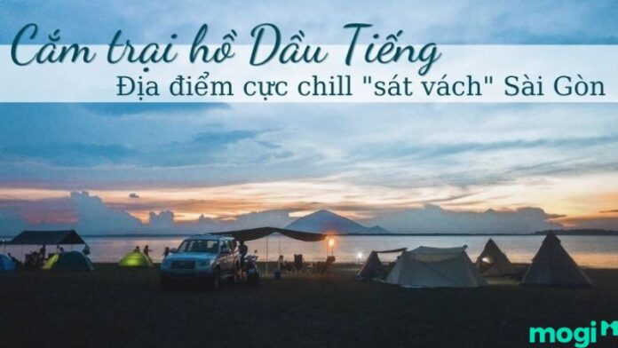 cắm trại hồ dầu tiếng