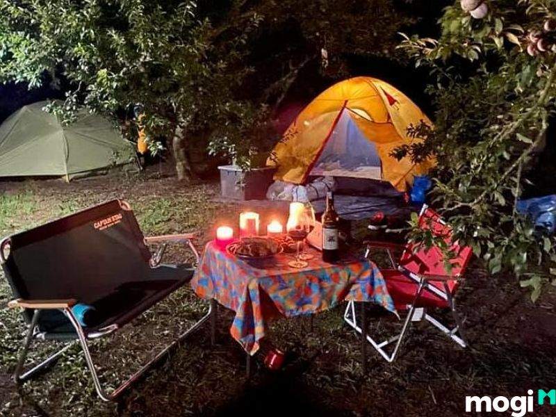 cắm trại hồ dầu tiếng