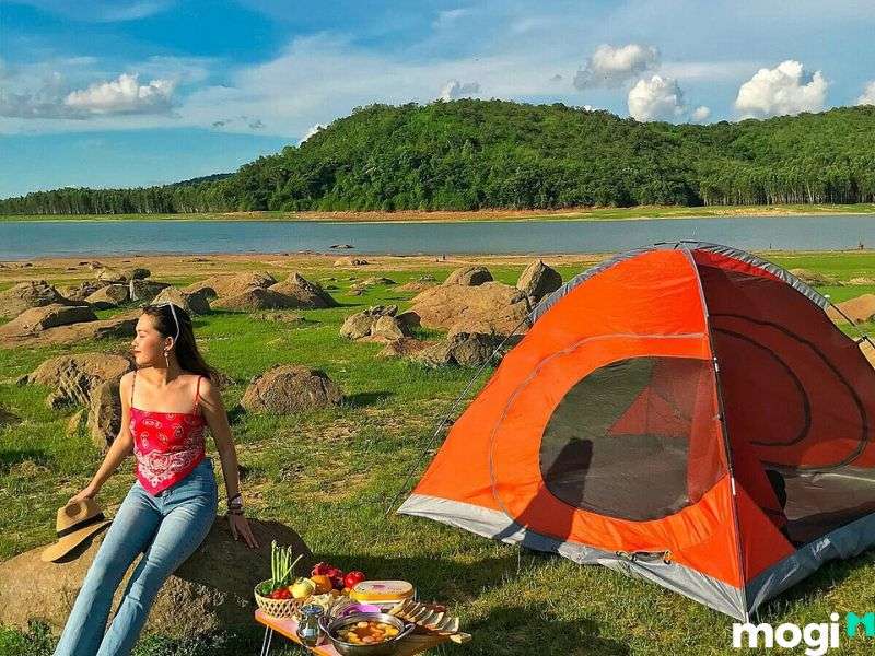 cắm trại hồ dầu tiếng