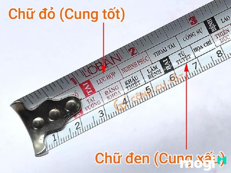 Thước Lỗ Ban là một khái niệm được sử dụng rất nhiều trong xây dựng
