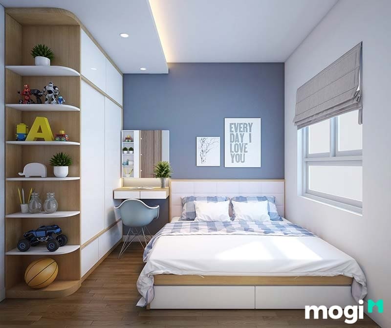 Lựa chọn vật dụng có họa tiết đơn giản để tránh gây rối mắt