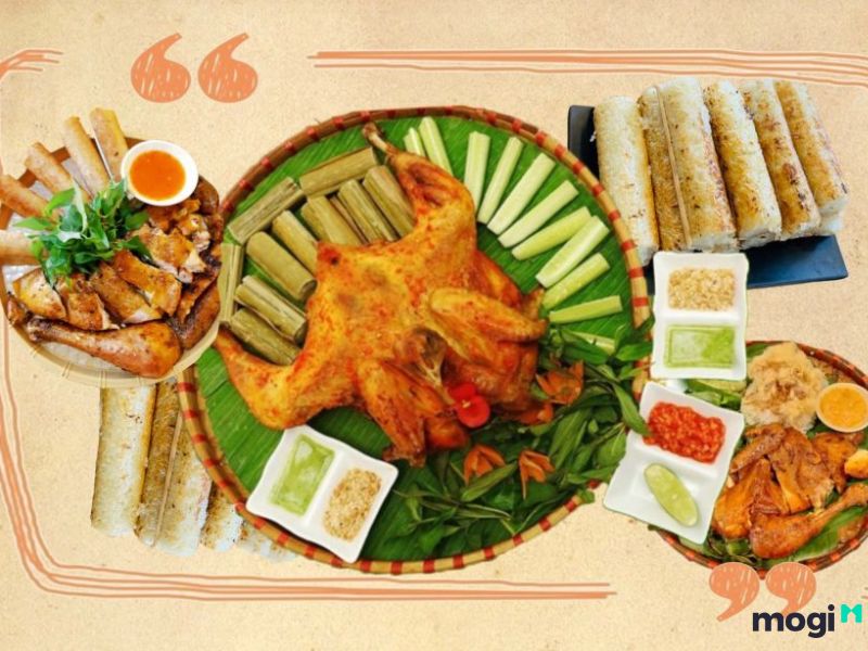 Gà nướng bọc đất