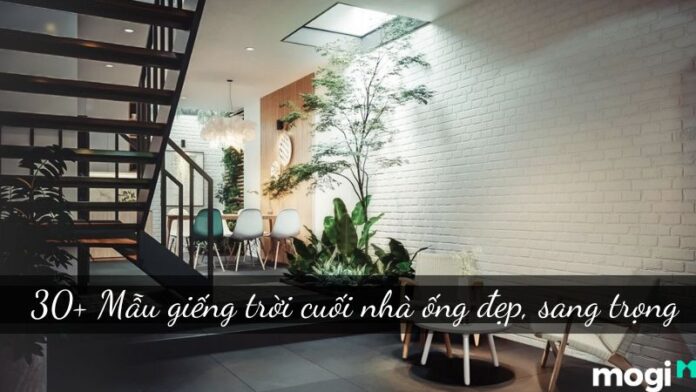 giếng trời cuối nhà ống