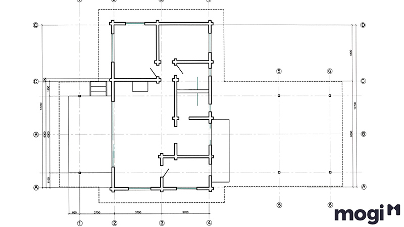 mặt bằng nhà cấp 4