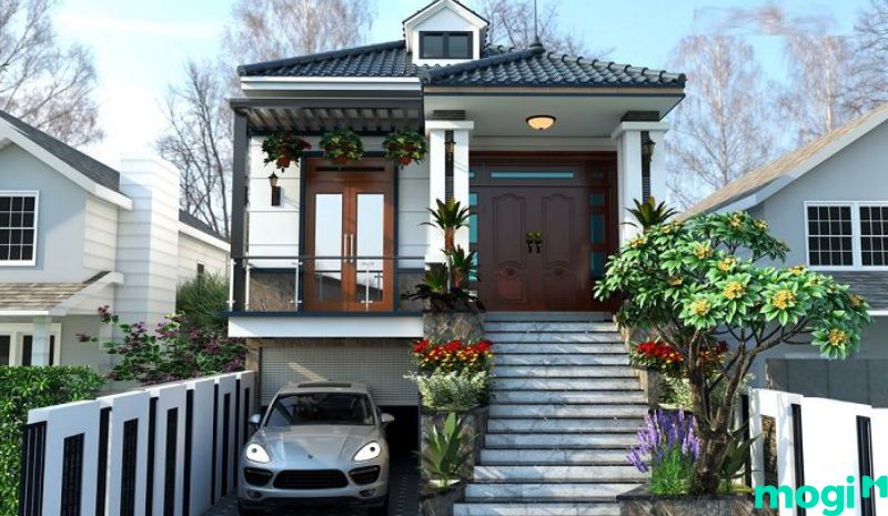nhà có tầng hầm lửng
