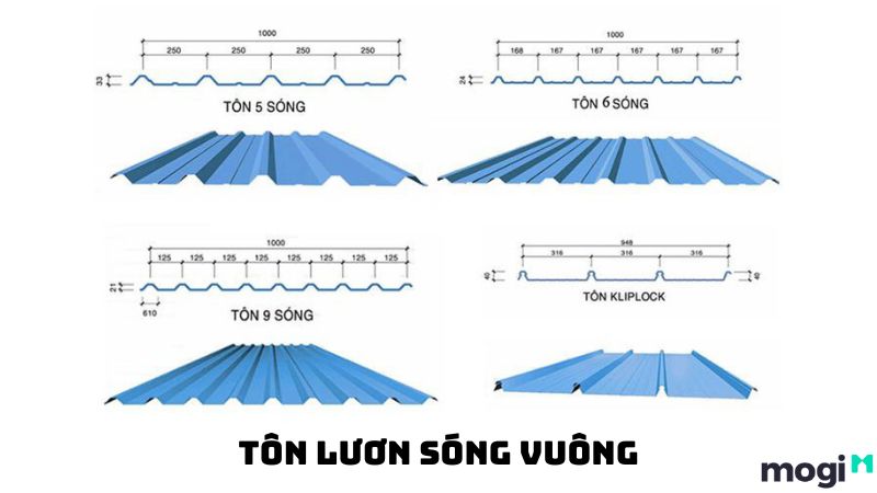 Tôn lượn sóng vuông - tại sao các tấm tôn lợp có dạng lượn sóng