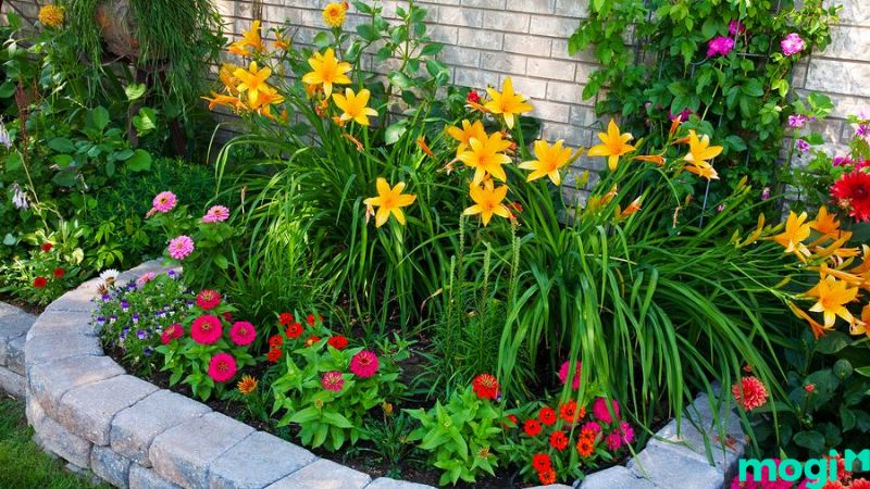 xây bồn hoa trước nhà