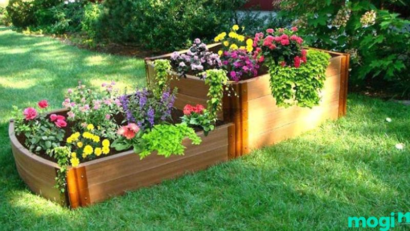 xây bồn hoa trước nhà