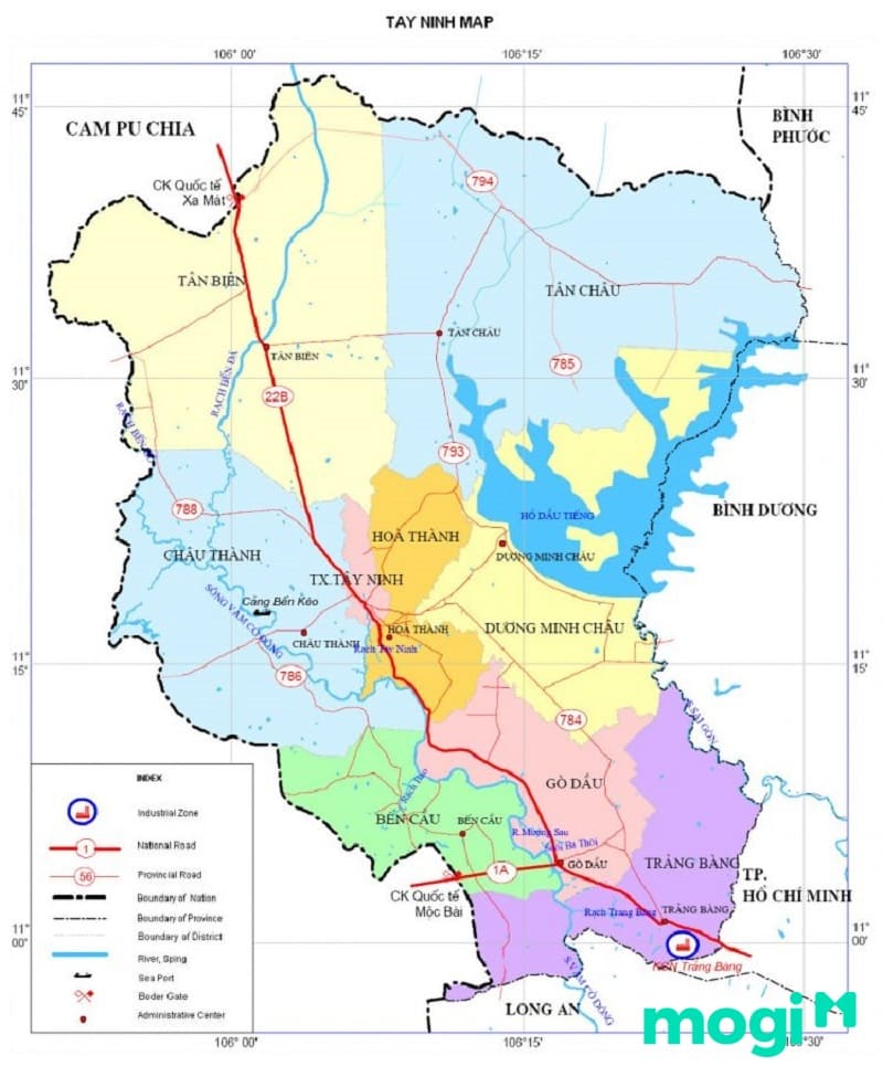 bản đồ quy hoạch tây ninh