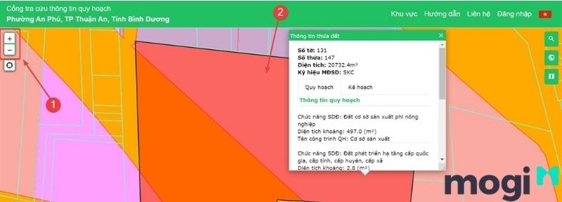 cổng tra cứu thông tin quy hoạch bình dương
