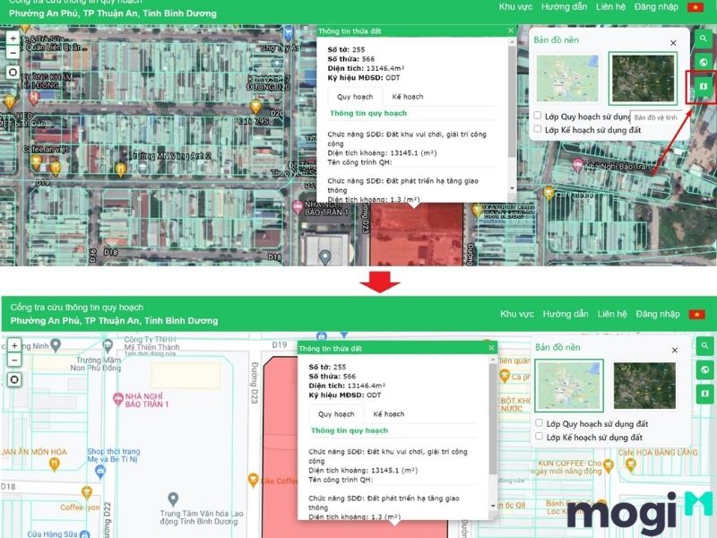 cổng tra cứu thông tin quy hoạch bình dương

