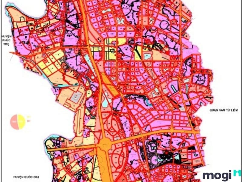 Bản đồ quy hoạch Hà Nội, huyện Hoài Đức