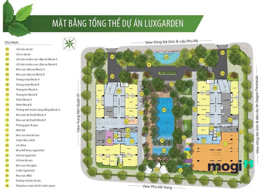 Hệ thống tiện ích nội khu đẳng cấp, mật độ xây dựng chỉ 40%.