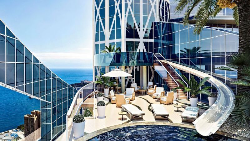 Căn hộ penthouse của Tháp Odeon có tầm nhìn khắp Monaco 