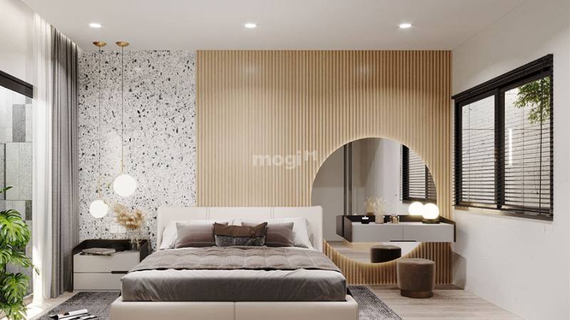 Thiết kế đơn giản, sang trọng của phòng ngủ cho nữ