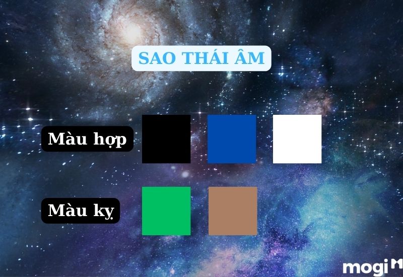 Sao Thái  m hợp và kỵ màu nào?