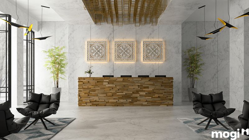 Tổng Hợp Mẫu Thiết Kế Nội Thất Spa Đẹp Sang Trọng, Thể Hiện Sự Chuyên Nghiệp 16 Sảnh spa và quầy lễ tân