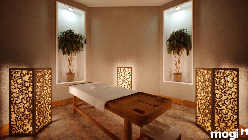 Tổng Hợp Mẫu Thiết Kế Nội Thất Spa Đẹp Sang Trọng, Thể Hiện Sự Chuyên Nghiệp 19 Căn chỉnh hệ thống ánh sáng