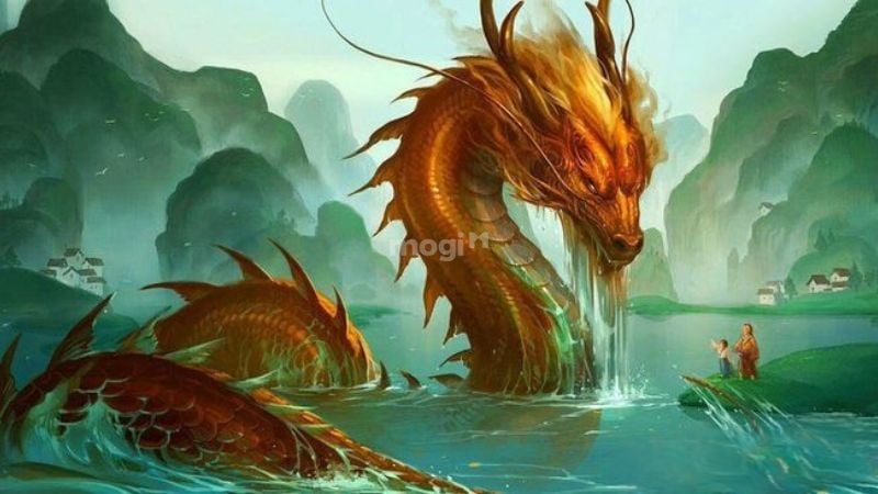 Mơ thấy rồng báo hiệu điều gì? Là điềm lành hay dữ? 3 Mơ thấy rồng ở dưới nước