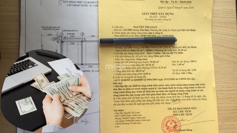 Chi phí xin giấy phép xây dựng nhà cấp 4 