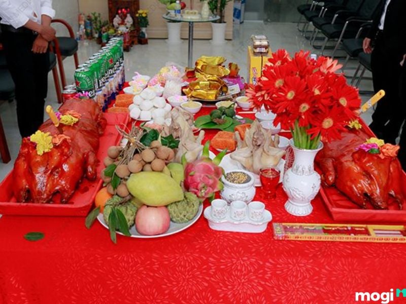 Mâm Cúng Khai Trương Cửa Hàng, Công Ty Mới Cực Chuẩn Giúp Kinh Doanh Phát Đạt 2 Mâm Cúng Khai Trương