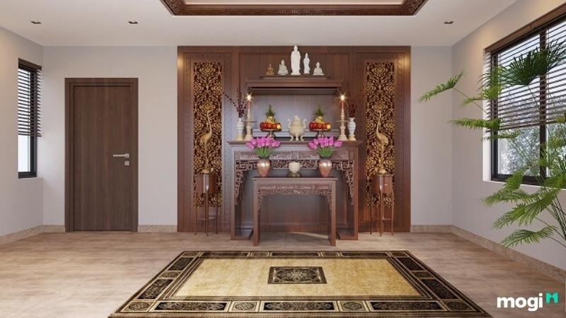 Vị trí đặt bàn thờ trong nhà cấp 4: Cách bố trí hợp phong thủy 1 vị trí đặt bàn thờ trong nhà cấp 4
