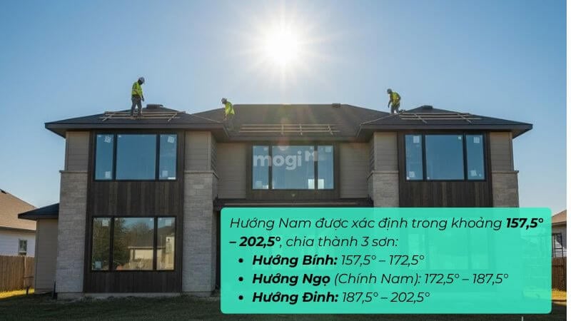 Phong thủy hướng Nam