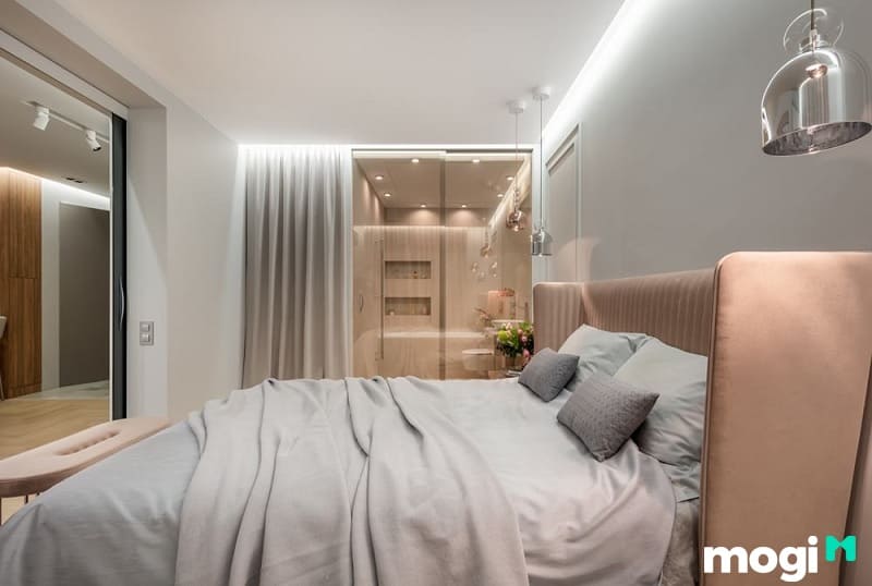 Bản vẽ phòng ngủ có toilet cho phòng ngủ 16m2 