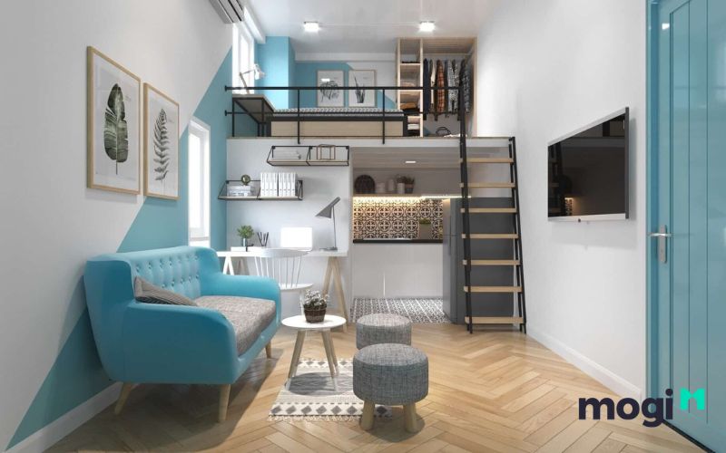 Nhà trọ 20m2 có gác