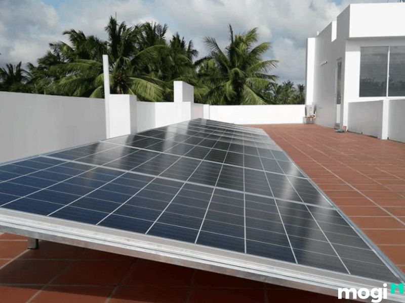 chống nóng sân thượng