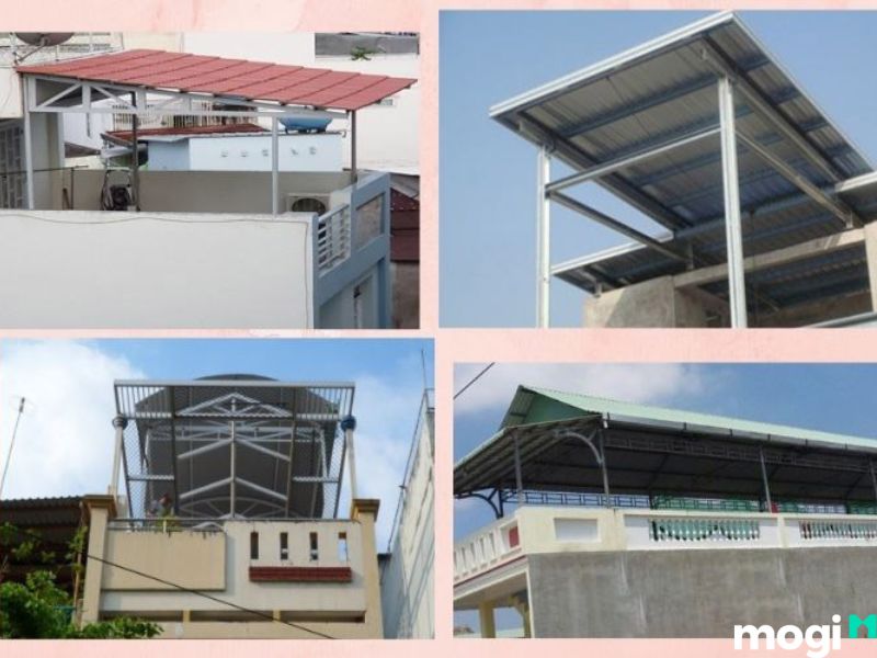 chống nóng sân thượng