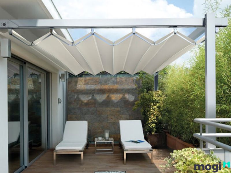 chống nóng sân thượng