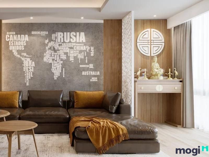 Mẫu thiết kế bàn thờ Phật chung cư