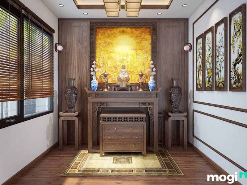 Mẫu bàn thờ cho phòng thờ riêng