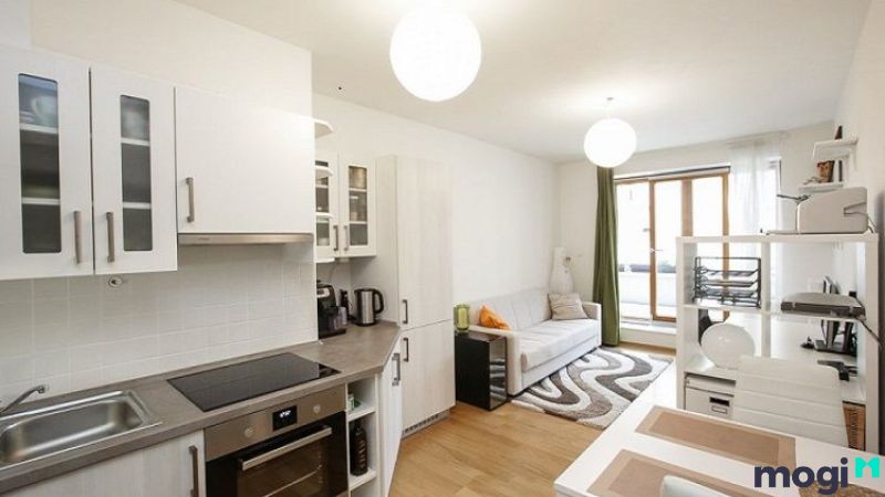 Mẫu thiết kế căn hộ 2 phòng ngủ 50m2 cổ điển