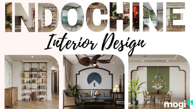 Mẫu thiết kế căn hộ chung cư 2 phòng ngủ 50m2 Indochine