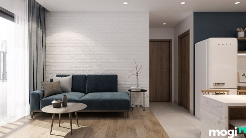 Mẫu thiết kế nội thất chung cư nhỏ 50m2 Nhật Bản