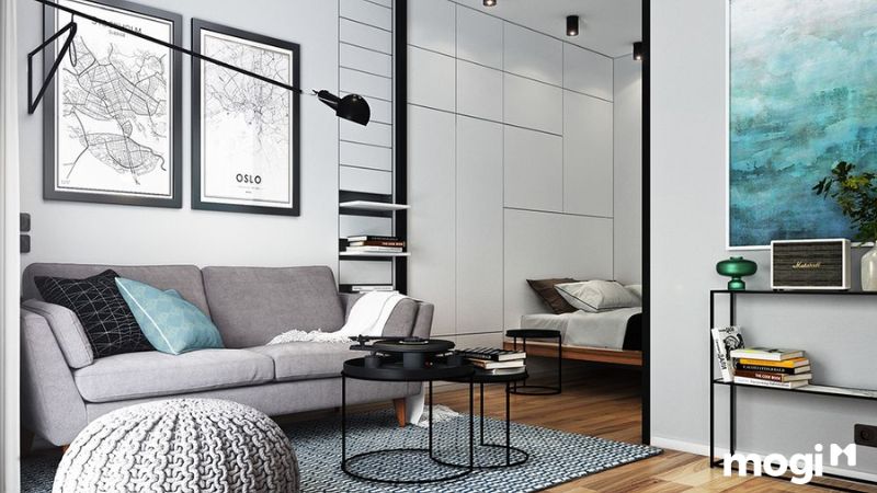 Mẫu thiết kế căn hộ mini 15m2 nội thất thông minh