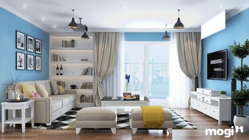 Bố trí nội thất và màu sắc hài hòa