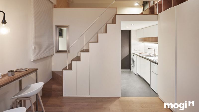 Mẫu thiết kế căn hộ mini 15m2 nhà ống