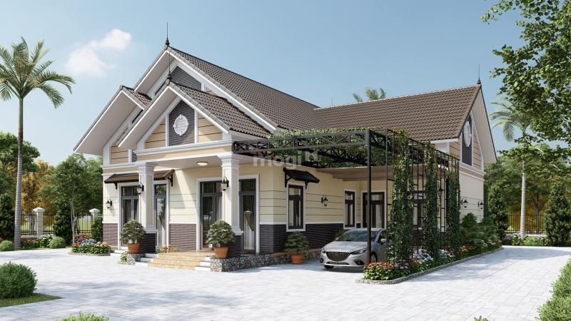 Mẫu nhà cấp 4 thiết kế hiện đại
