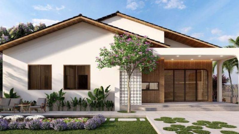 Nhà cấp 4 có kết cấu vững chắc với niên đại khoảng 30 năm