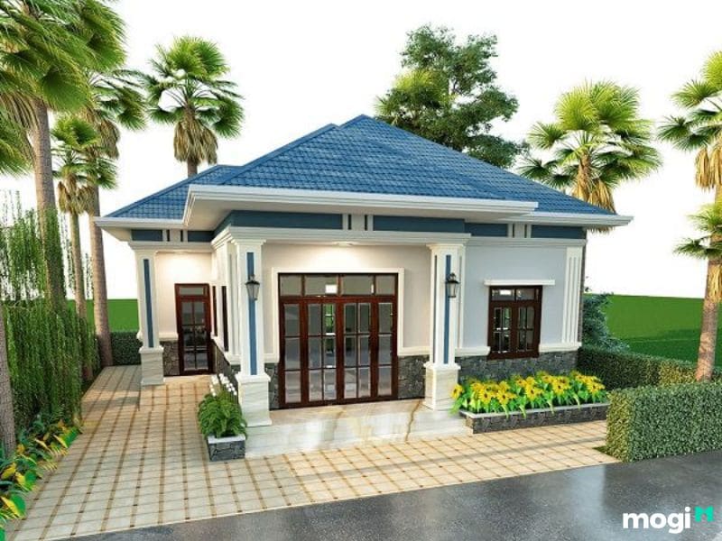 Nhà cấp 4 mái tôn 3 phòng ngủ