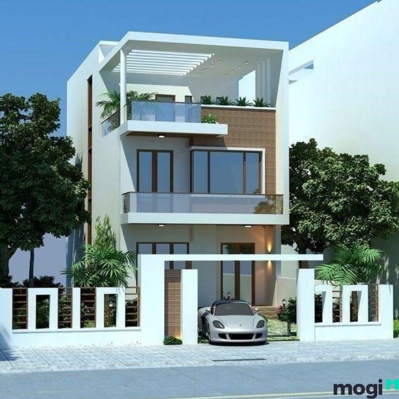 Nhà ống 2 tầng hiện đại 