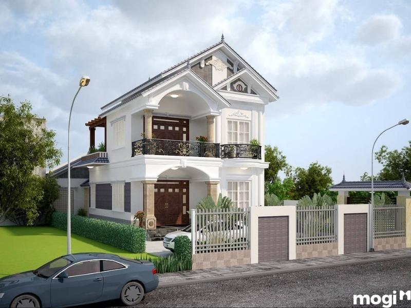 Nhà ống 2 tầng hiện đại 