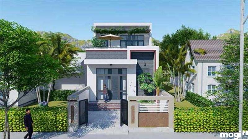 Thiết kế nhà 2 tầng 300 triệu
