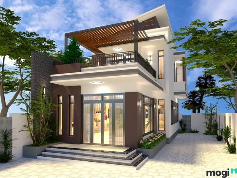 Nhà có ban công rộng vuông vắn